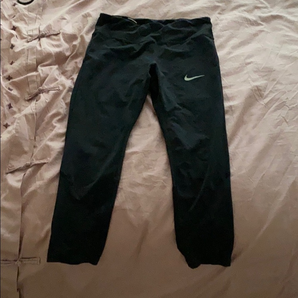 Nike Black Leggings with Mesh